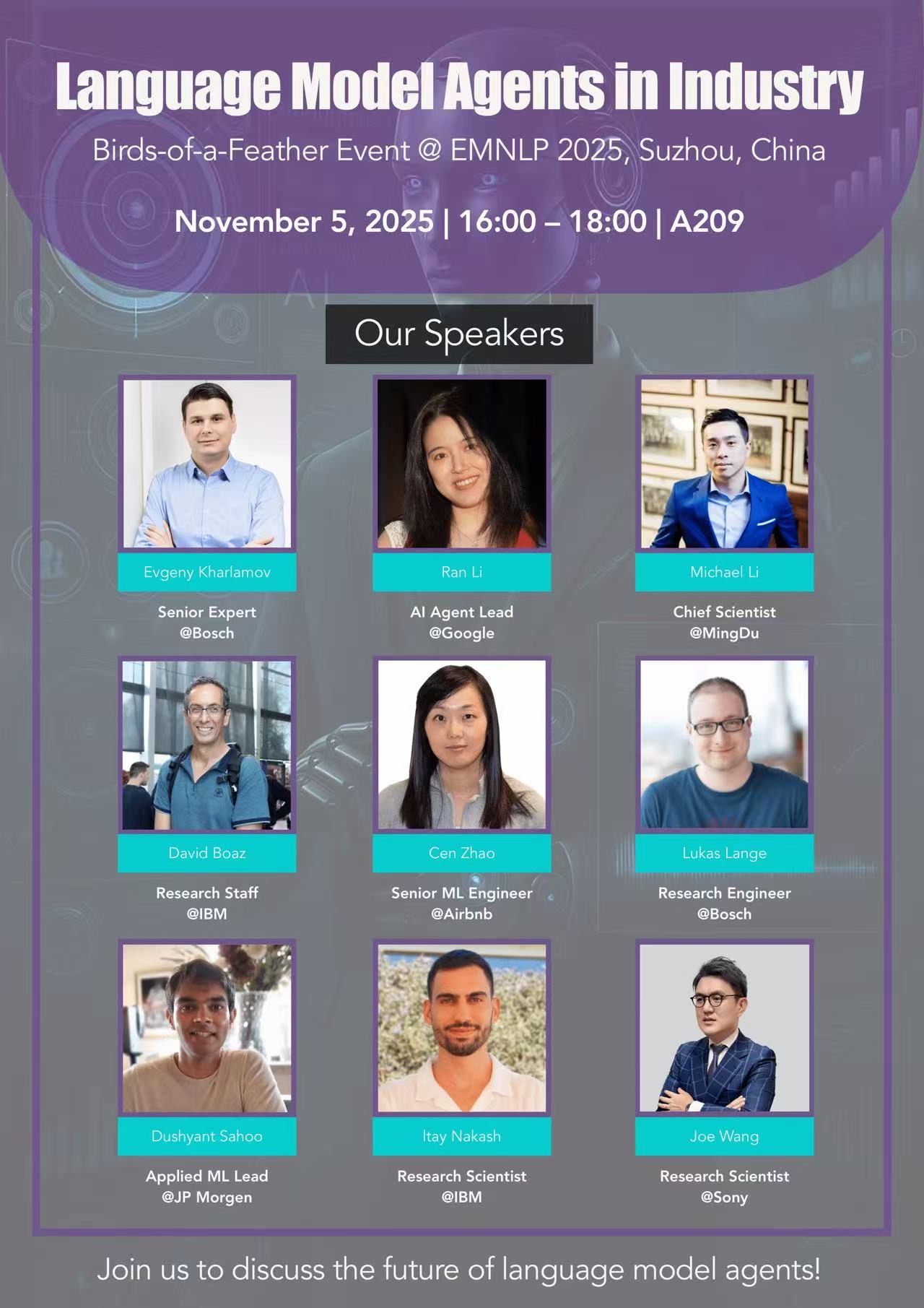 EMNLP 2025 Conference Hall